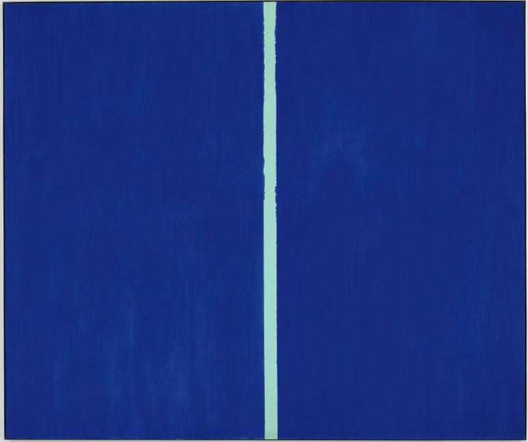 Big, Blue $43.8 million Newman “Zip” Painting leads Sotheby's
